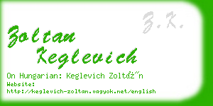 zoltan keglevich business card